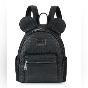 Loungefly Black Woven Backpack